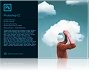 Adobe Photoshop CC 2017 Release splash screen.