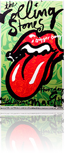 Concert poster for The Rolling Stones, A Bigger Bang Tour.