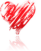 Heart illustration for project 2.