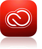 Adobe Creative Cloud mobile app icons.
