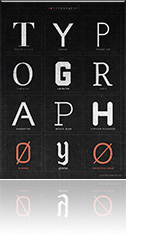 Illustration of typography example.